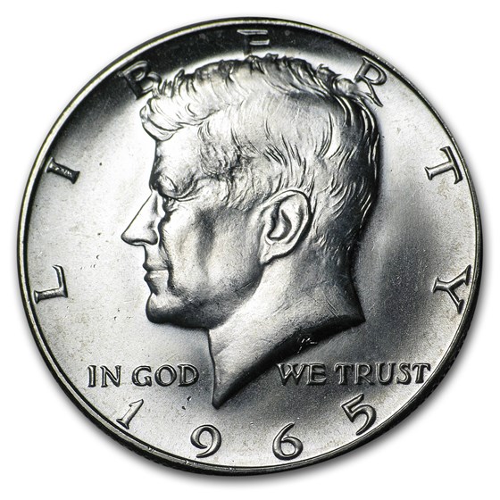 1965 Kennedy Half Dollar SMS 1965 Kennedy Half Dollar SMS